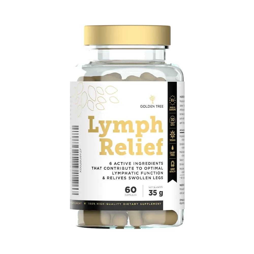 Golden Tree Lymph Relief — natuurlijk voedingssupplement in capsules
